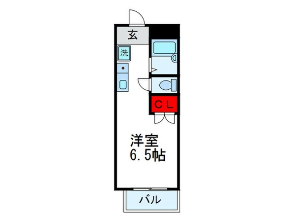 サマックス江坂の物件間取画像